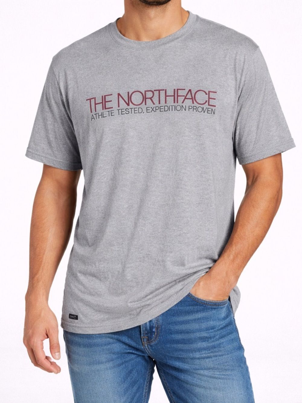 The North Face Men’s Grey Logo Crew Neck T-Shirt